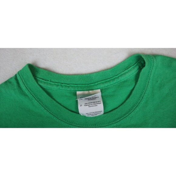 DICK'S LAST RESORT - WE PUT THE FU IN FUN - GREEN SHORT SLEEVE T-SHIRT - SIZE S - Picture 6 of 7